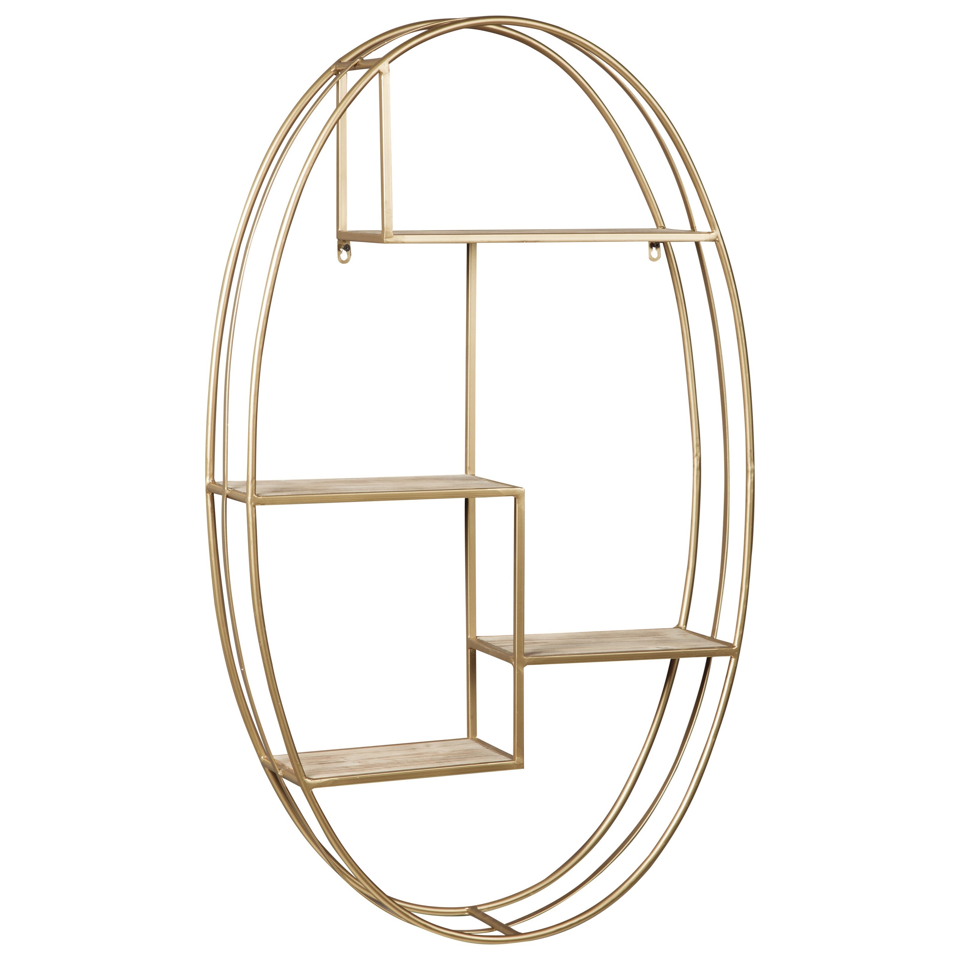 Signature Design by Ashley Wall Art A8010106 Elettra Natural/Gold